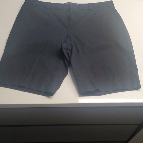 Banana Republic Pants - Banana Republic Black  Flat Front Shorts